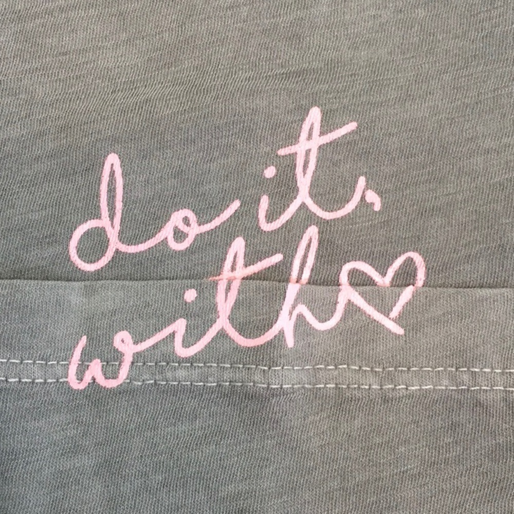 Avocado Do It With Love Tee in Sterling Grey